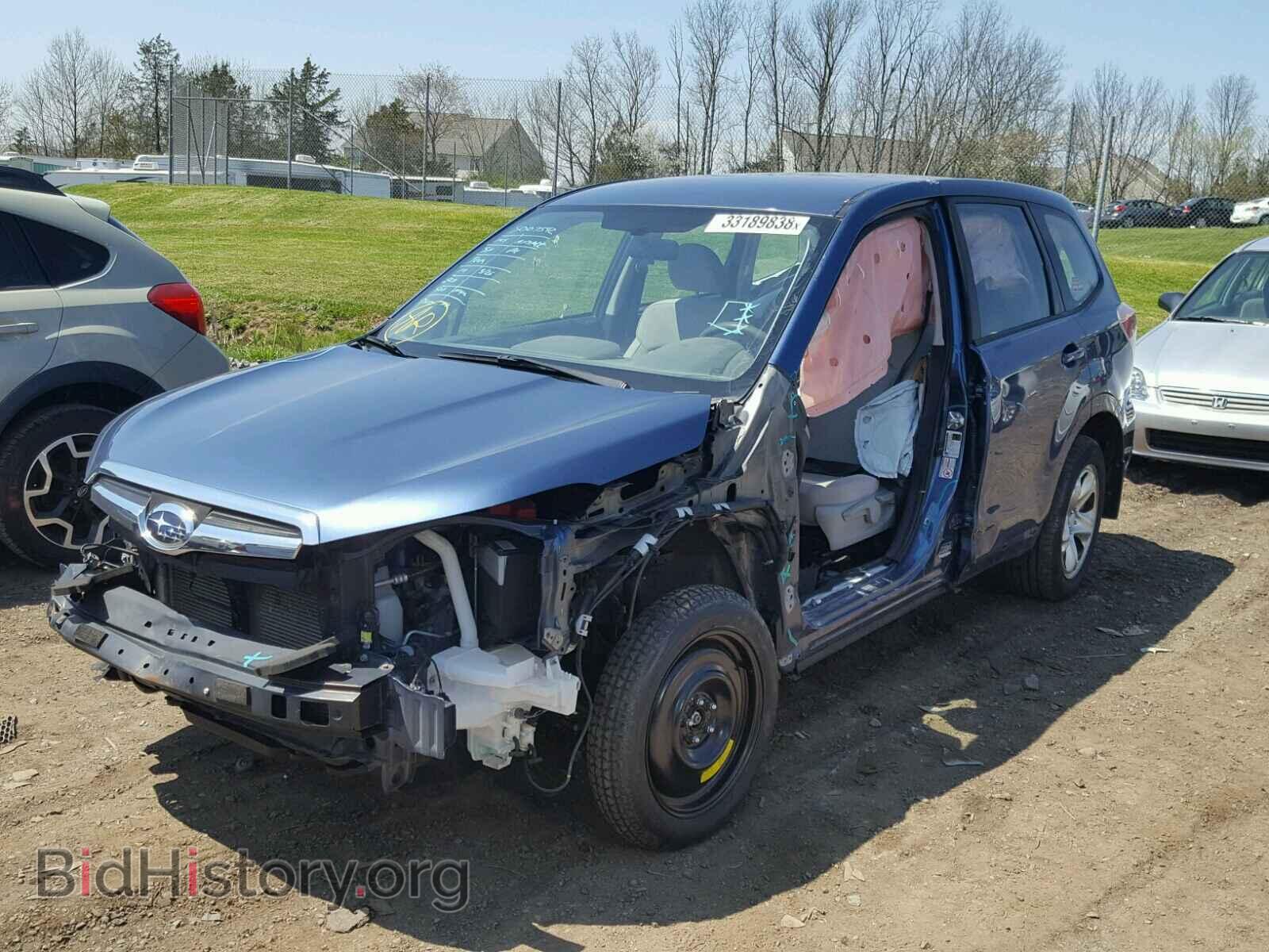 2014 SUBARU FORESTER - VIN: JF2SJAACXEH483642 - Фото 2