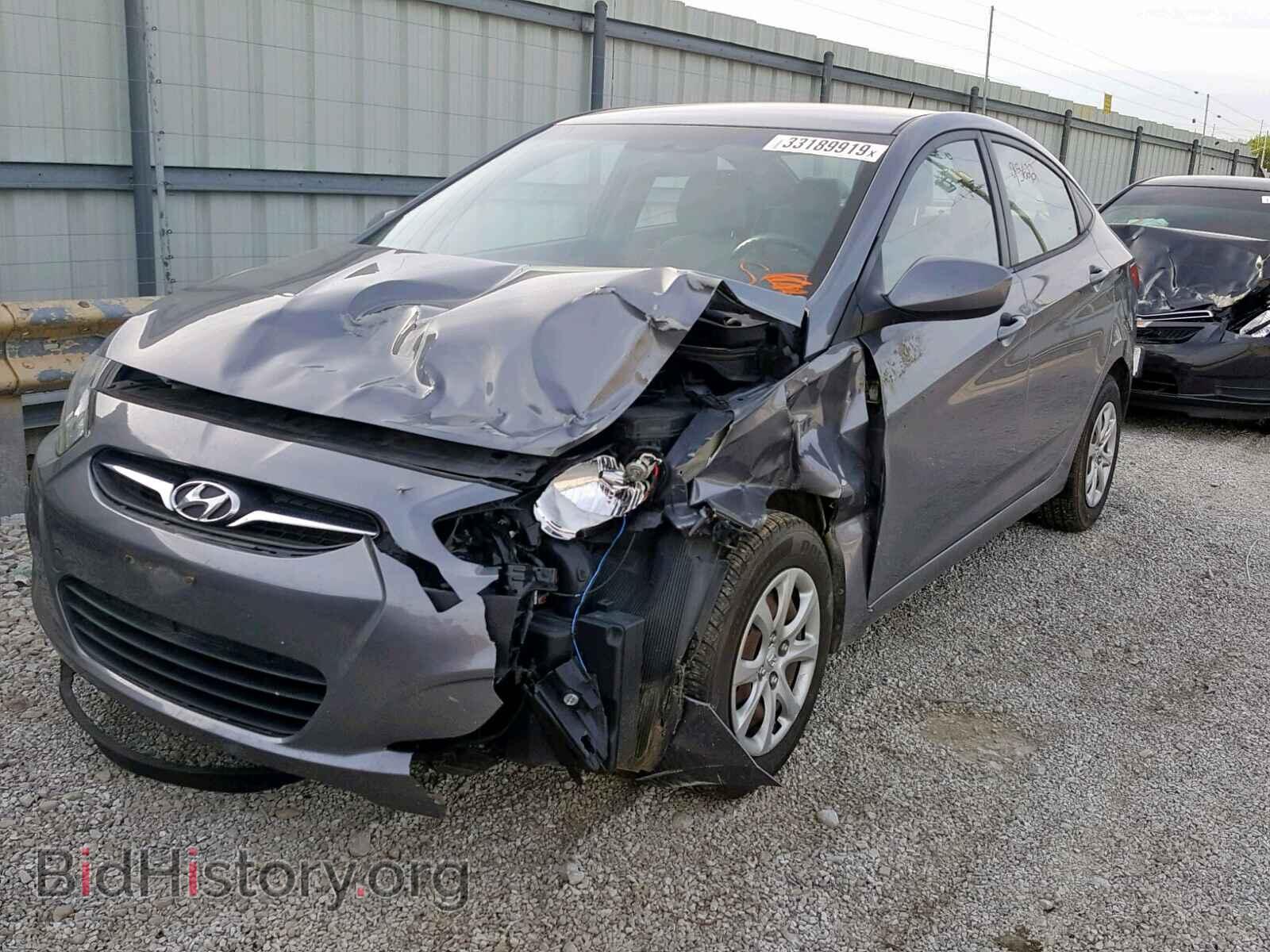 2014 HYUNDAI ACCENT - VIN: KMHCT4AE8EU633413 - Фото 2