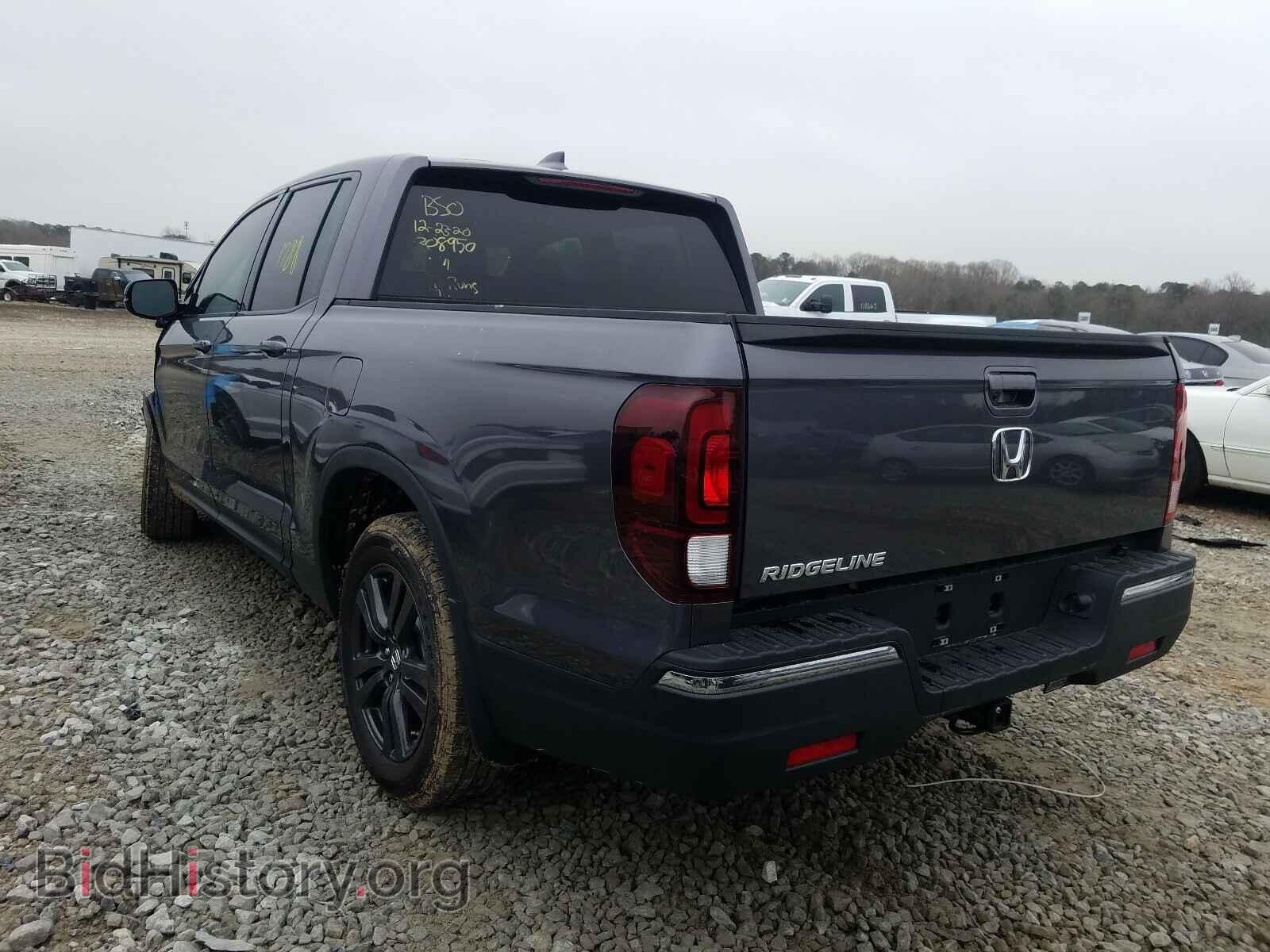 2020 HONDA RIDGELINE - VIN: 5FPYK2F18LB000494 - Фото 3