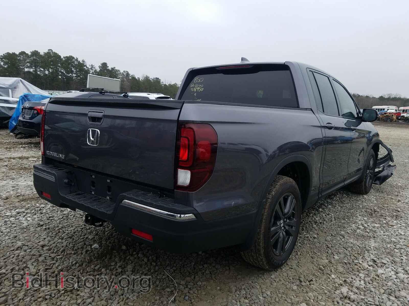 2020 HONDA RIDGELINE - VIN: 5FPYK2F18LB000494 - Фото 4