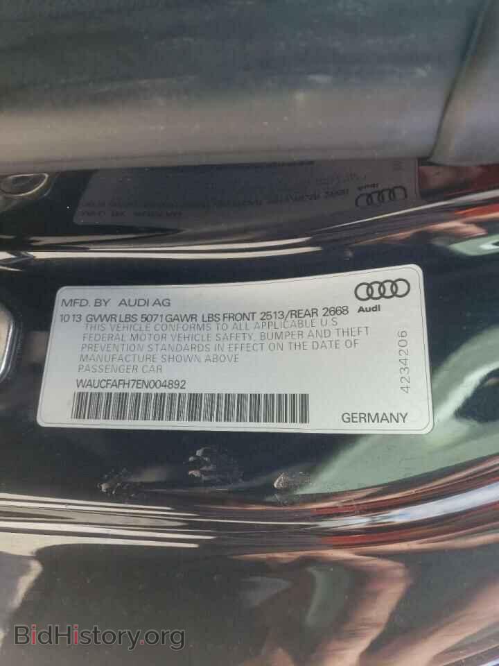 2014 AUDI A5 - VIN: WAUCFAFH7EN004892 - Фото 10