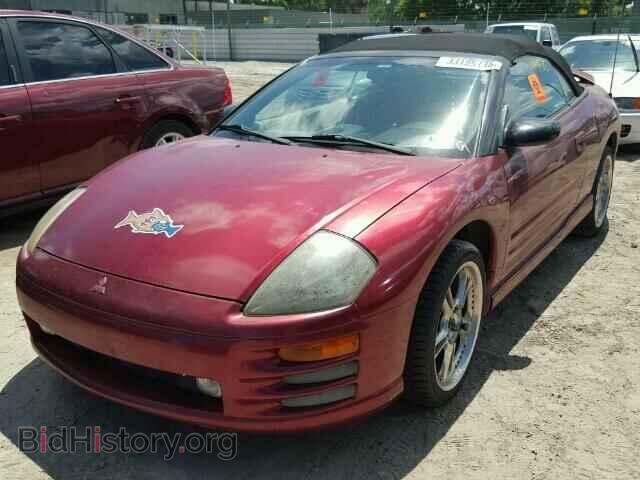 2001 MITSUBISHI ECLIPSE - VIN: 4A3AE85H01E222140 - Photo 2