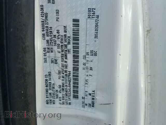 2004 FORD ECONOLINE - VIN: 1FTSS34L44HB27964 - Photo 10