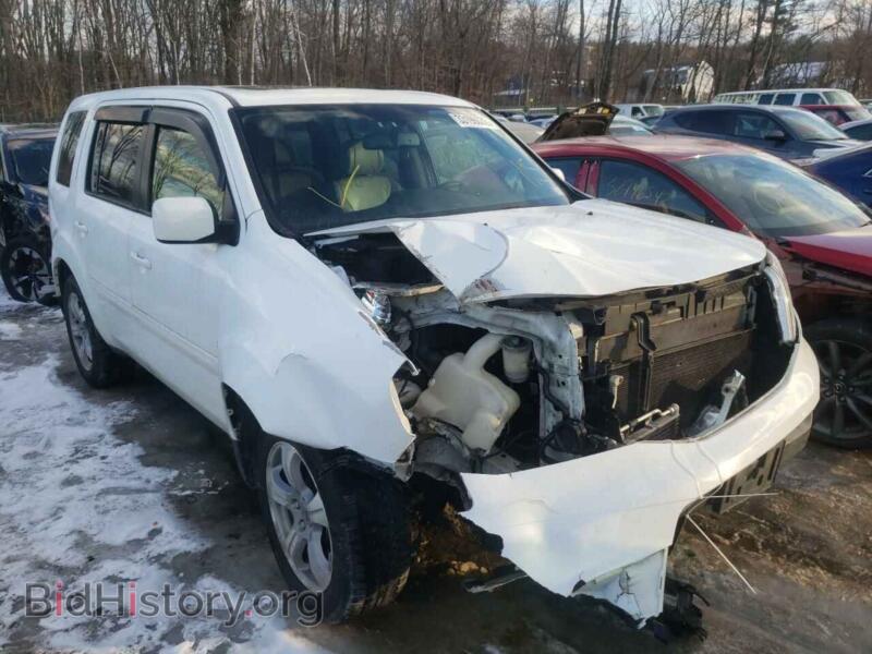 2013 Honda PILOT Pilot EXL (VIN 5FNYF4H55DB060288) — фото 1 из 10, Copart, повреждение: передняя часть