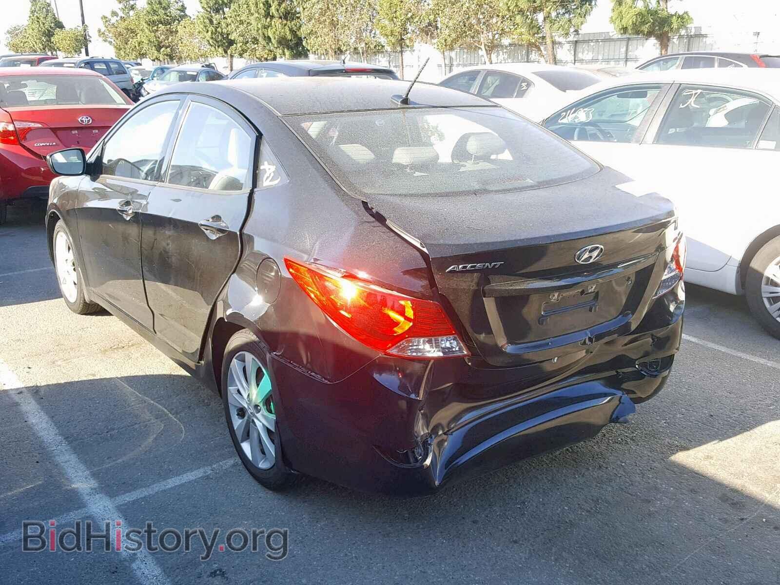 2013 HYUNDAI ACCENT - VIN: KMHCU4AE2DU462251 - Фото 3