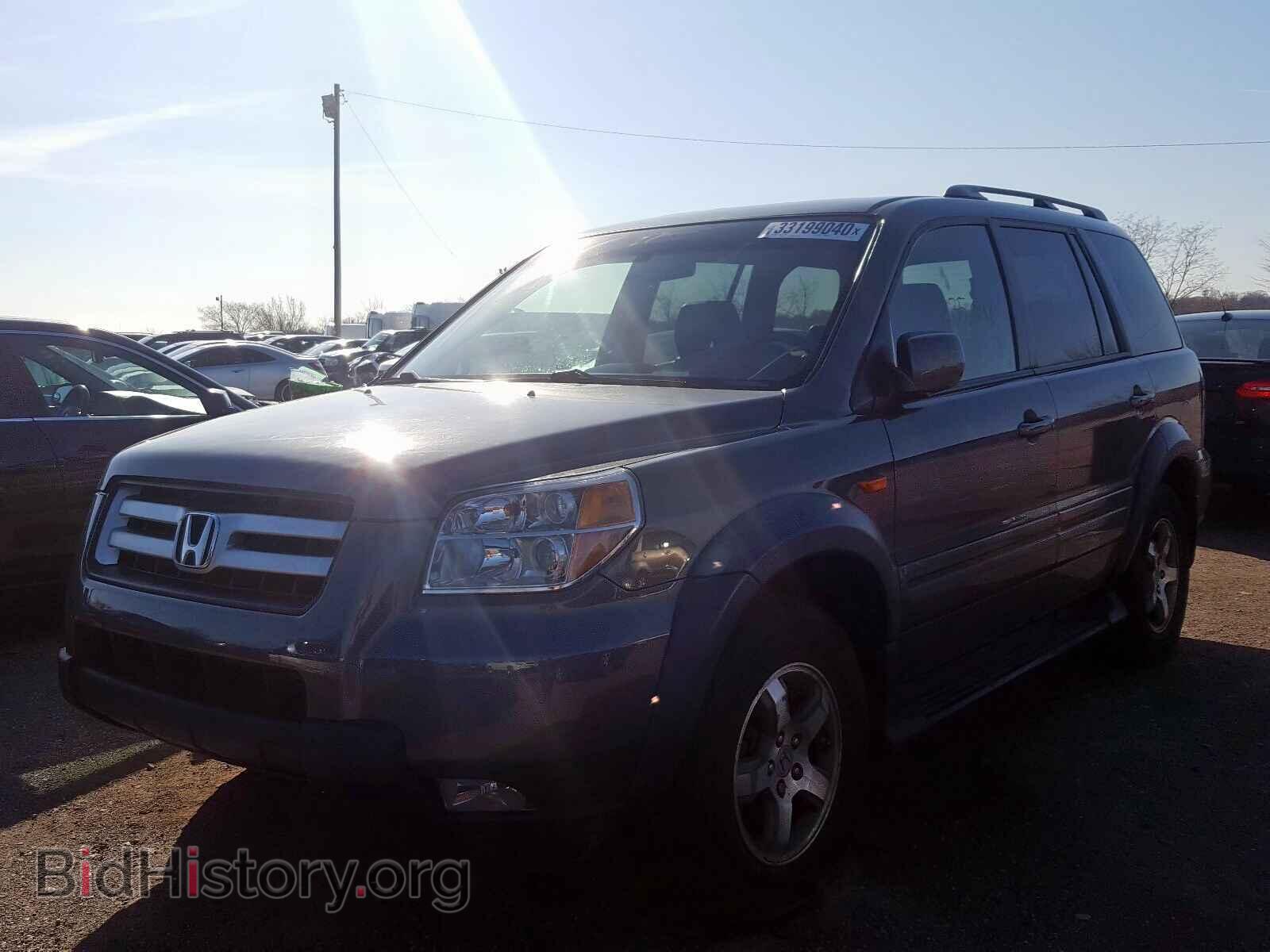 2007 HONDA PILOT - VIN: 2HKYF18557H534342 - Фото 2