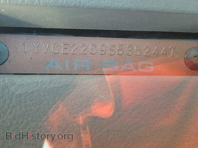 1995 MAZDA 626 - VIN: 1YVGE22C9S5352447 - Фото 10