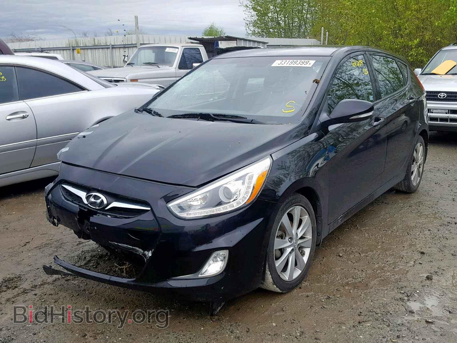 2014 HYUNDAI ACCENT - VIN: KMHCU5AE0EU145656 - Фото 2