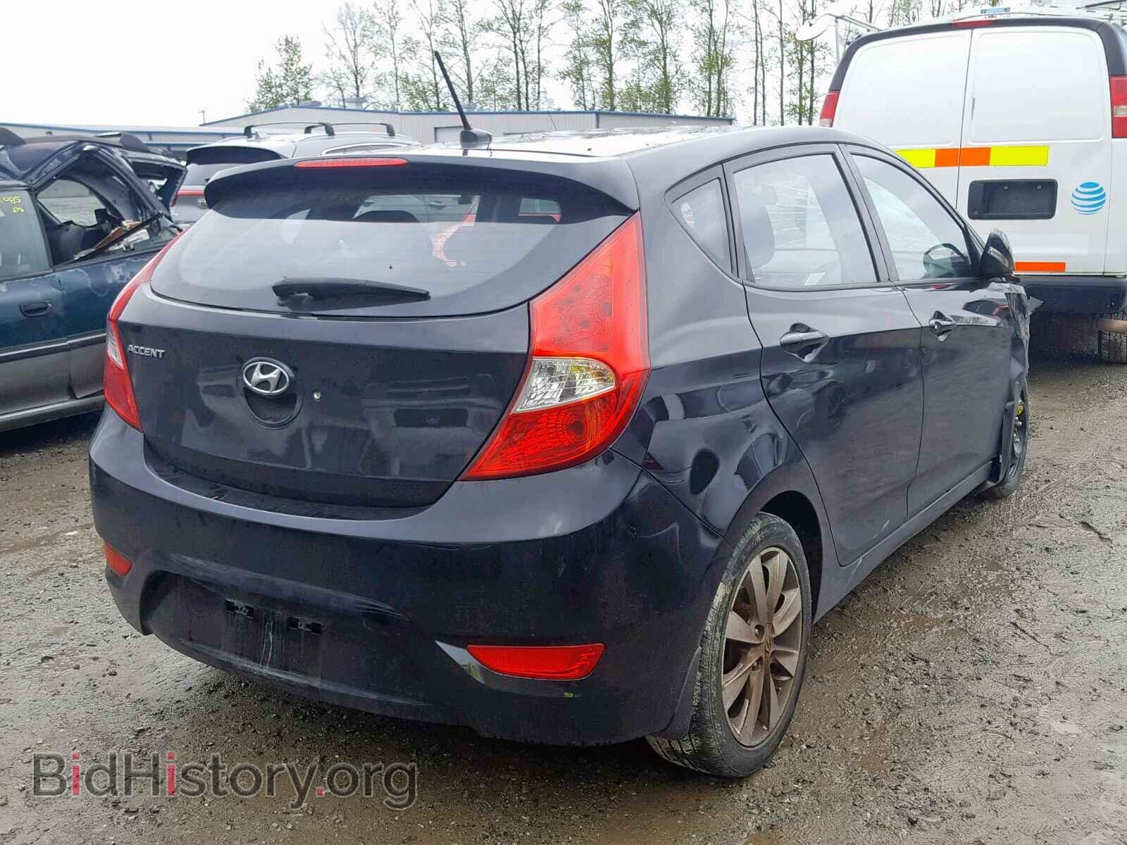 2014 HYUNDAI ACCENT - VIN: KMHCU5AE0EU145656 - Фото 4
