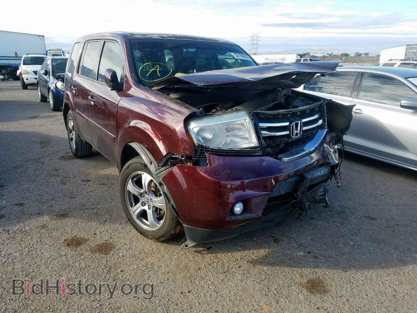 Фотография 5FNYF3H55CB040342 - HONDA PILOT 2012