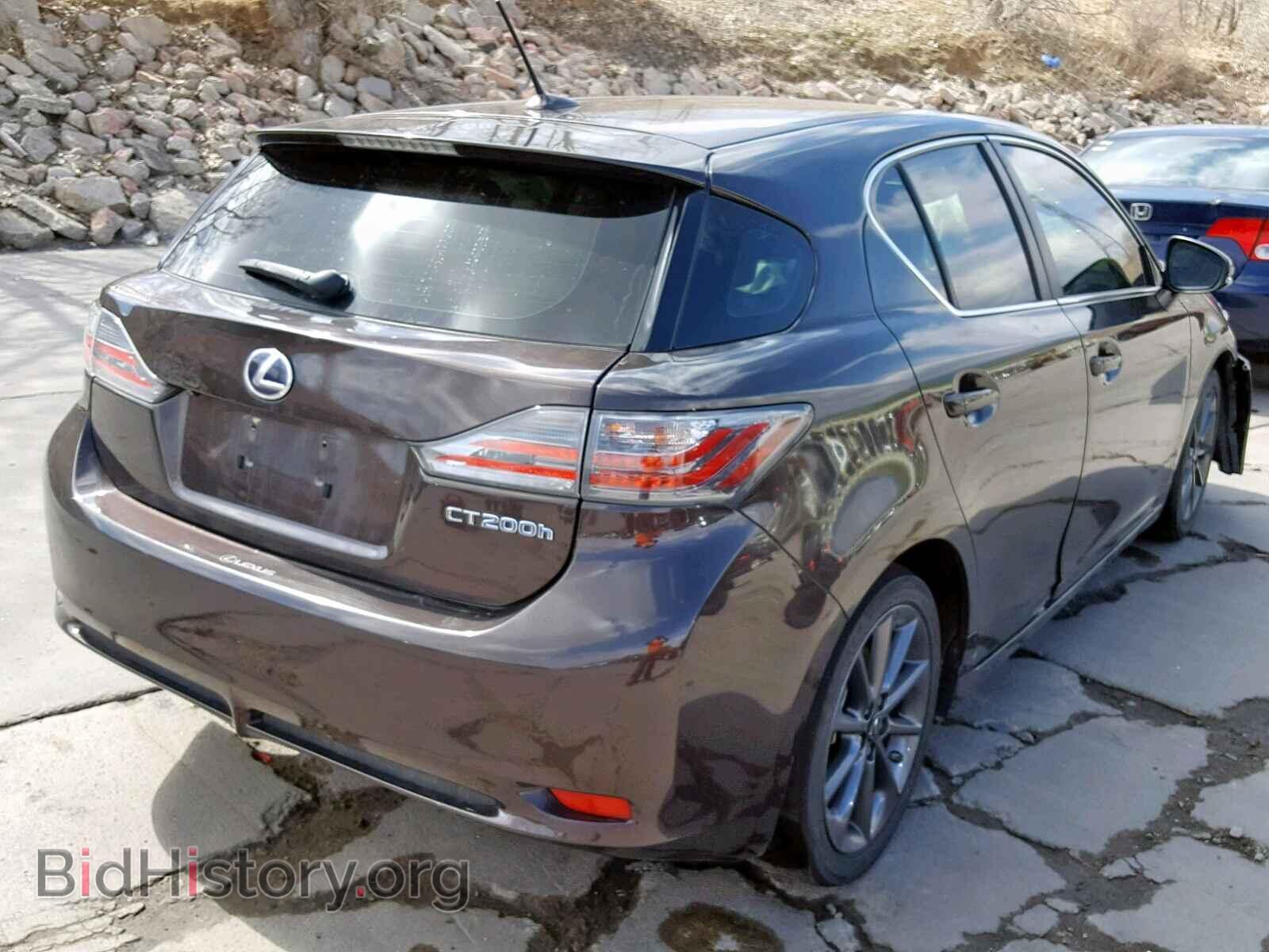 2013 LEXUS CT 200 - VIN: JTHKD5BH4D2161117 - Фото 4