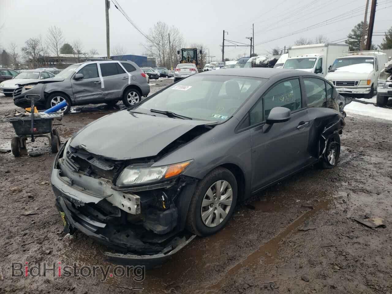 2012 HONDA CIVIC - VIN: 2HGFB2F54CH574556 - Фото 2