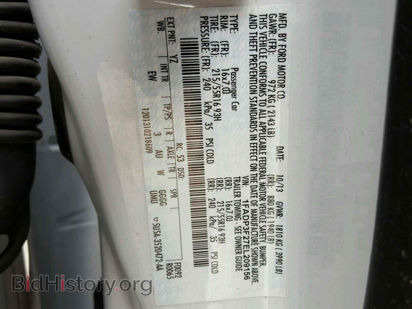2014 FORD FOCUS - VIN: 1FADP3F27EL209156 - Photo 10