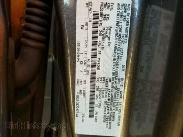 2012 FORD FOCUS - VIN: 1FAHP3E21CL386110 - Фото 10