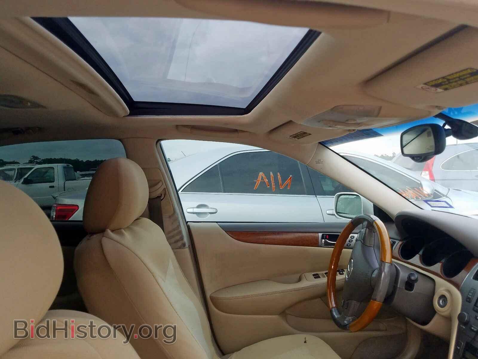 2005 LEXUS ES330 - VIN: JTHBA30G255079958 - Фото 9
