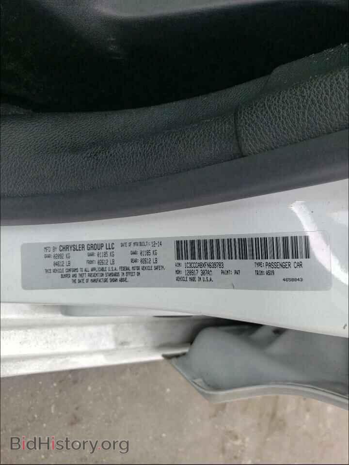 2015 CHRYSLER 200 - VIN: 1C3CCCABXFN639783 - Фото 10