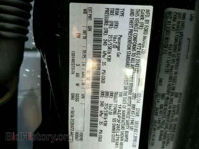 2014 FORD FOCUS - VIN: 1FADP3F28EL276381 - Photo 10