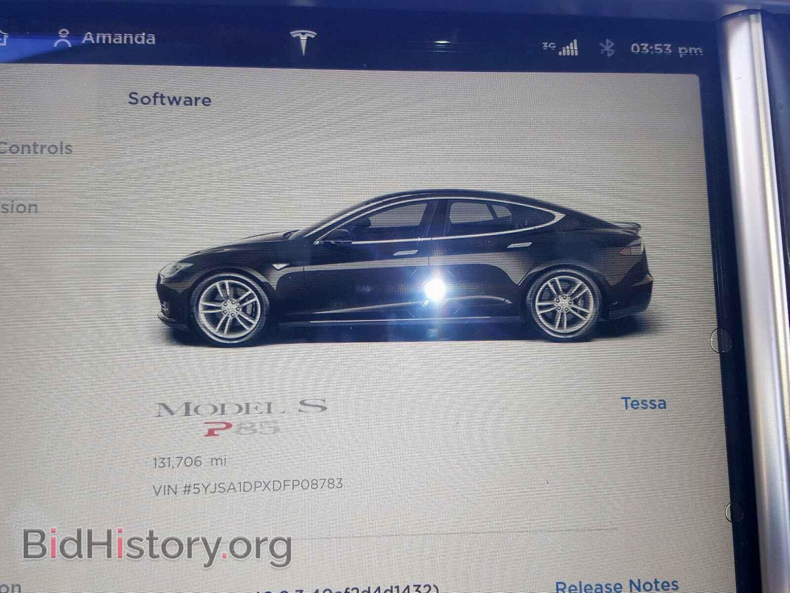 2013 TESLA MODEL S - VIN: 5YJSA1DPXDFP08783 - Photo 8