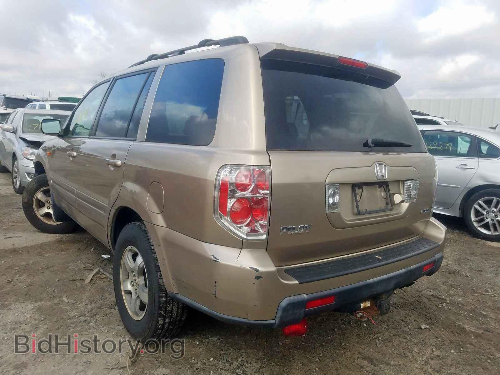 2006 HONDA PILOT EX - VIN: 2HKYF18776H559436 - Фото 3
