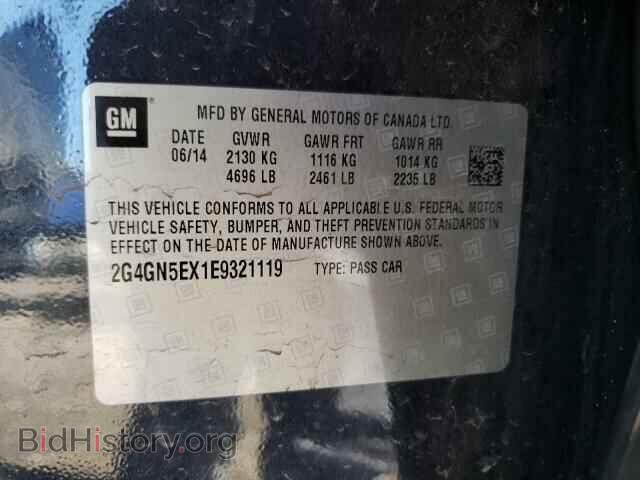2014 BUICK REGAL - VIN: 2G4GN5EX1E9321119 - Фото 10