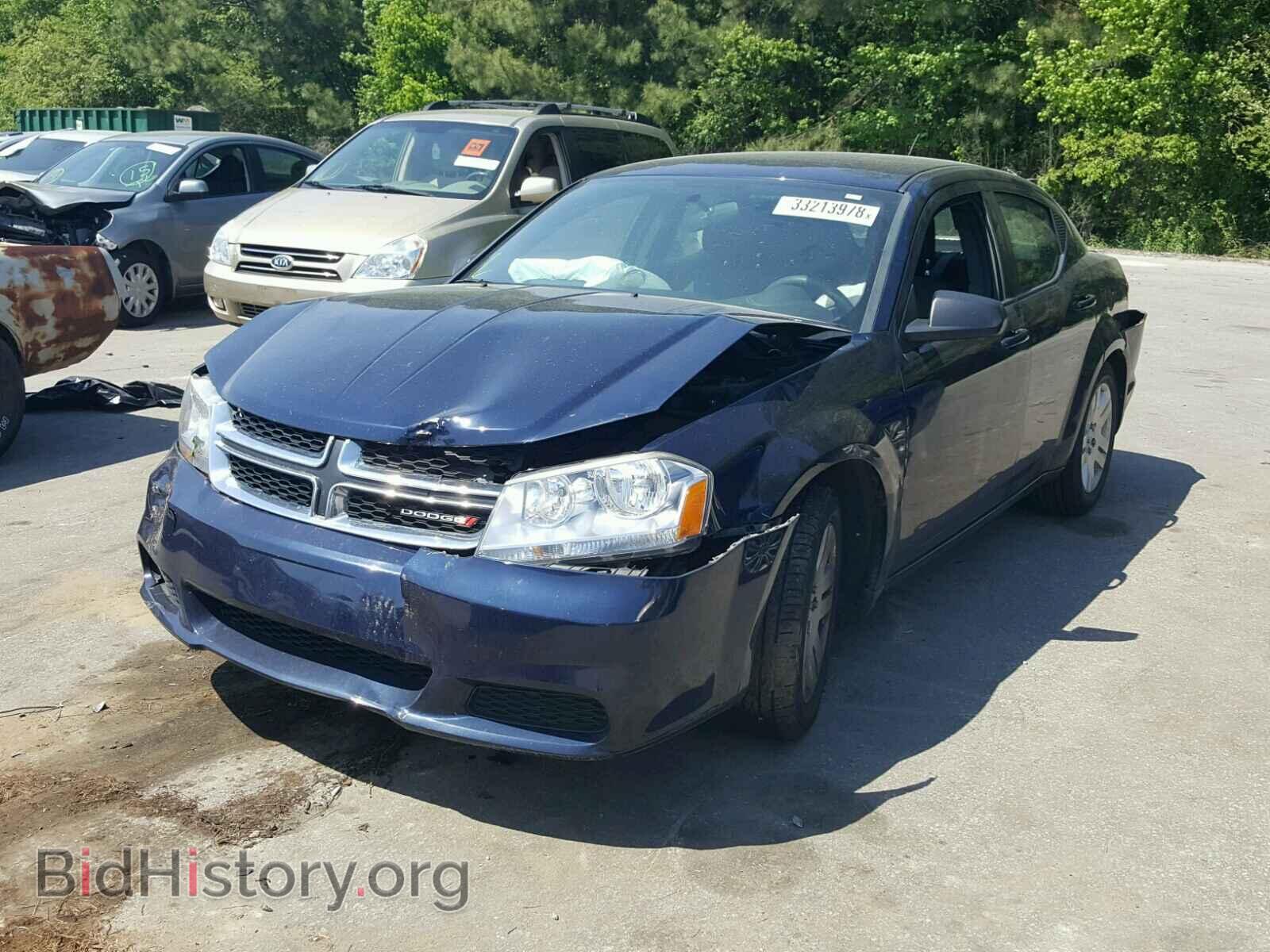 2014 DODGE AVENGER - VIN: 1C3CDZAG7EN108664 - Фото 2