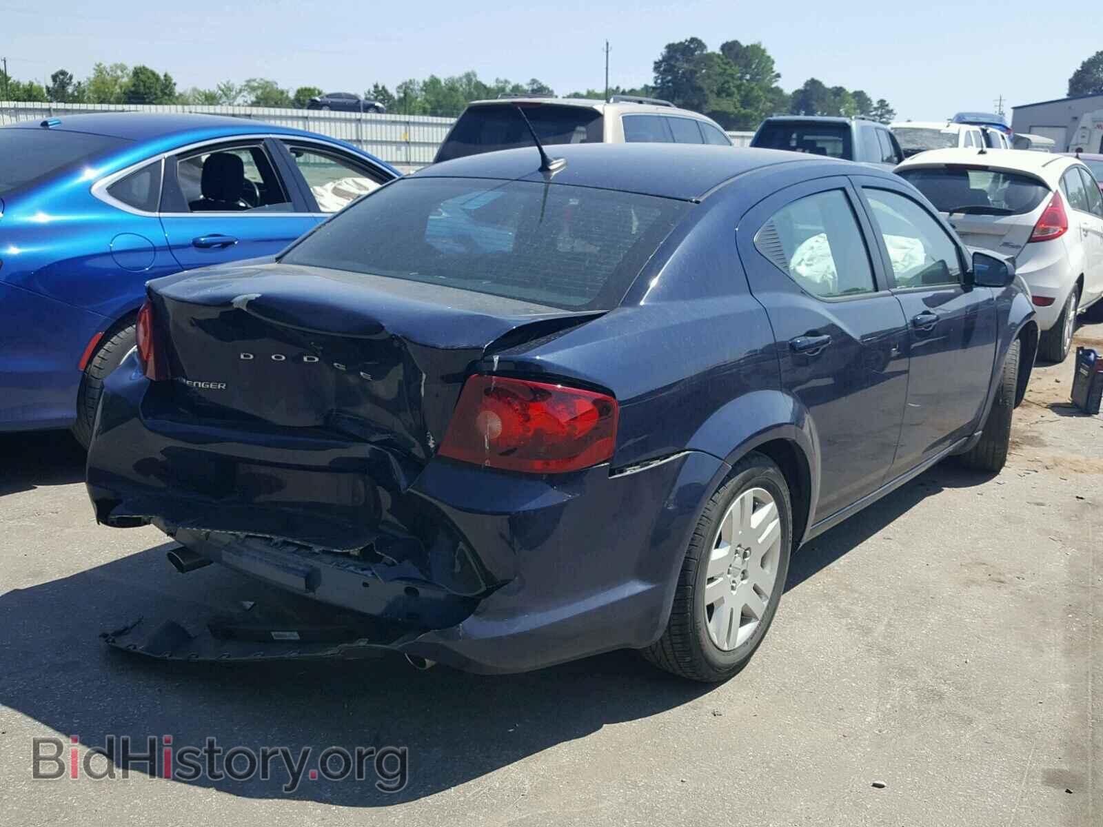 2014 DODGE AVENGER - VIN: 1C3CDZAG7EN108664 - Фото 4