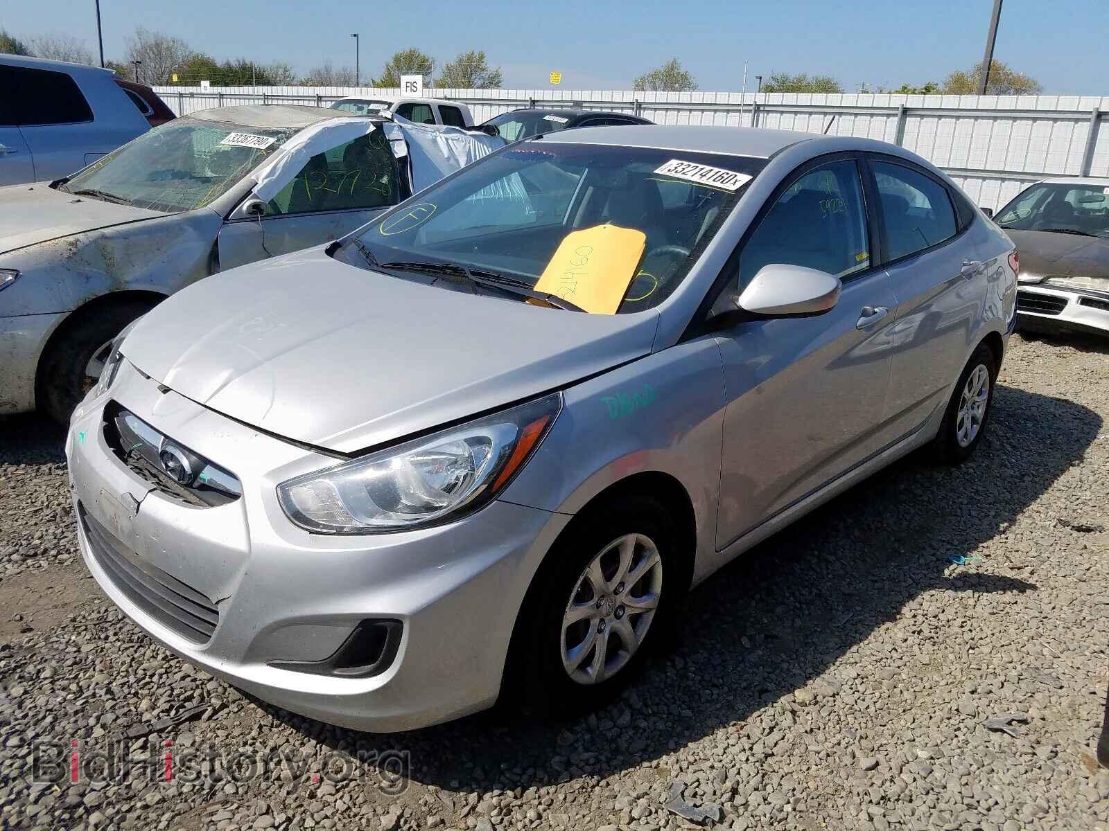 2013 HYUNDAI ACCENT - VIN: KMHCT4AE7DU549808 - Фото 2