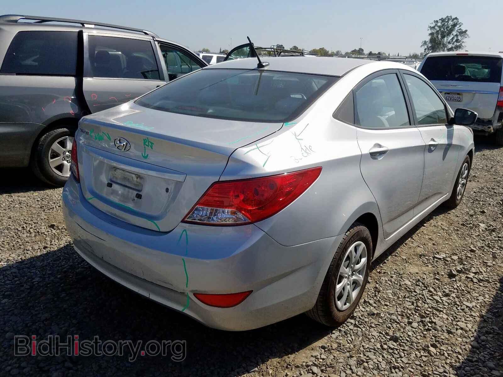 2013 HYUNDAI ACCENT - VIN: KMHCT4AE7DU549808 - Фото 4
