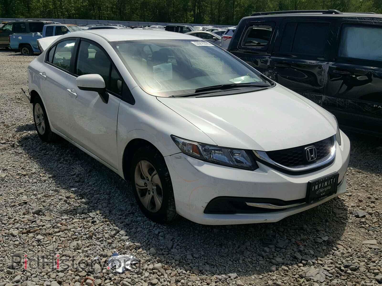 2014 Honda CIVIC Civic LX (VIN 19XFB2F5XEE213197) — photo 1 of 10, Copart, damage: rear end