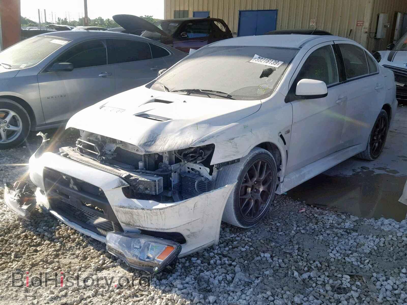 2013 MITSUBISHI EVO - VIN: JA32W5FV5DU005084 - Фото 2