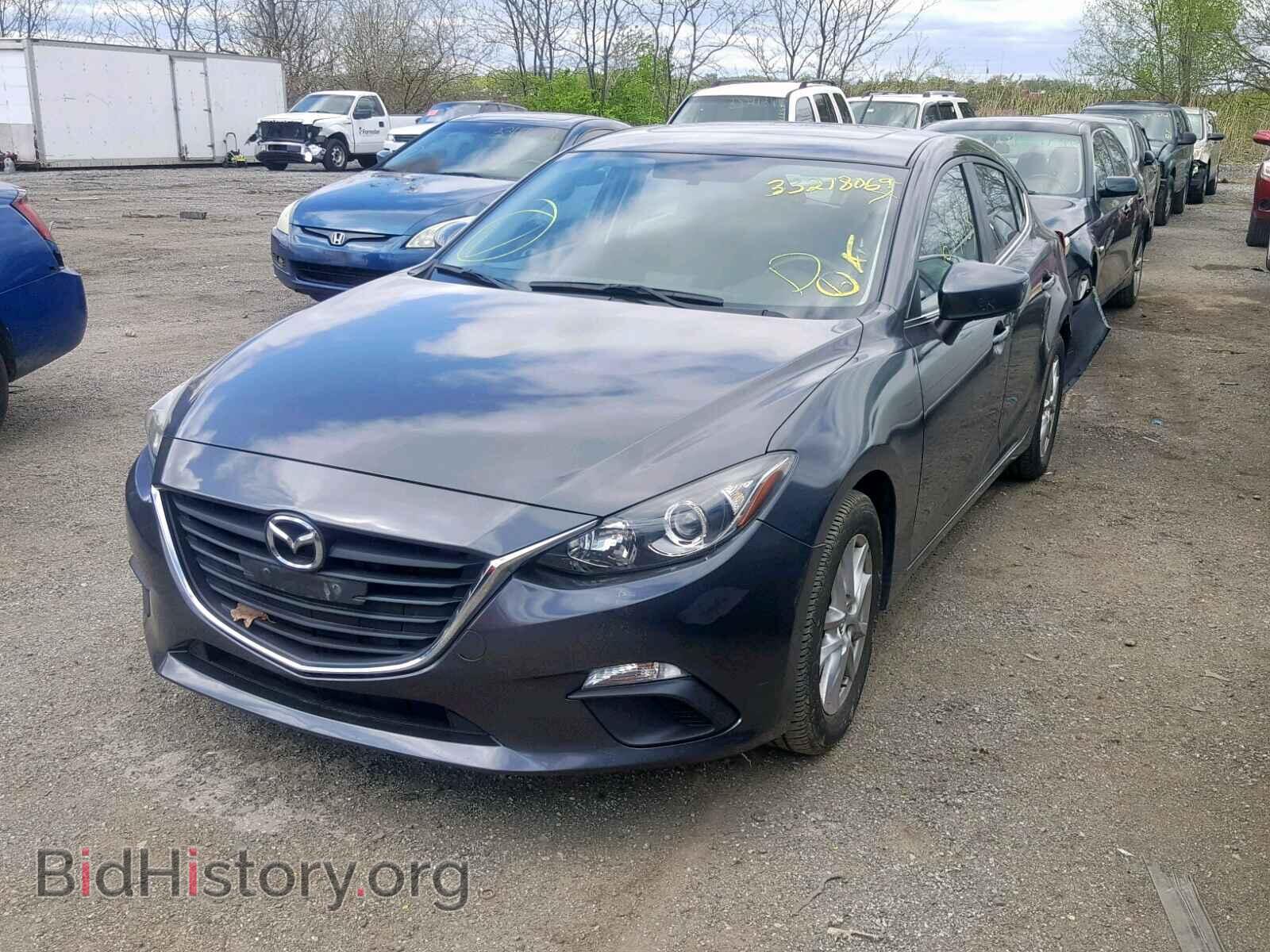 2014 MAZDA 3 - VIN: JM1BM1L76E1185829 - Фото 2