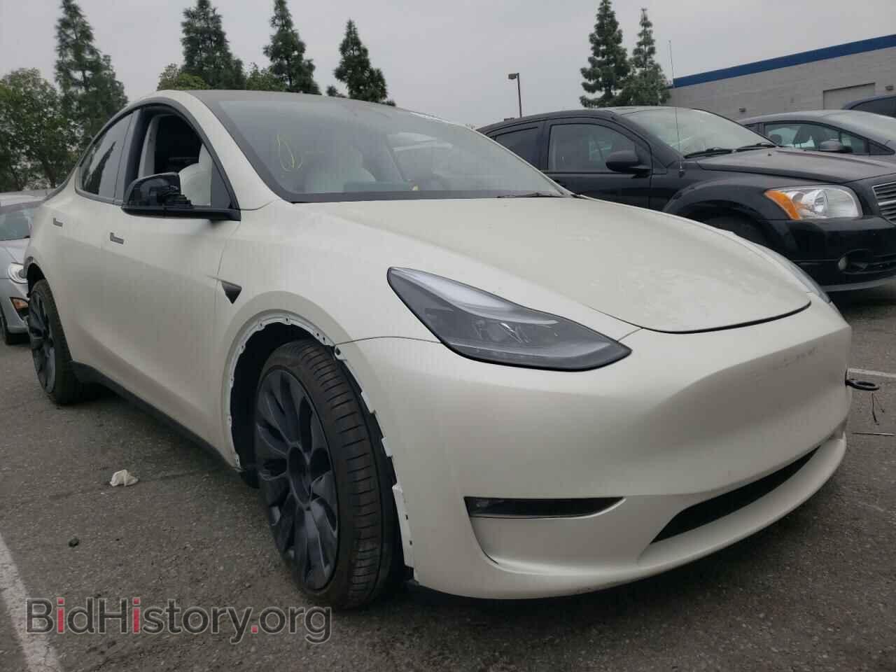 Photo 5YJYGDEF9MF267342 - TESLA MODEL Y 2021
