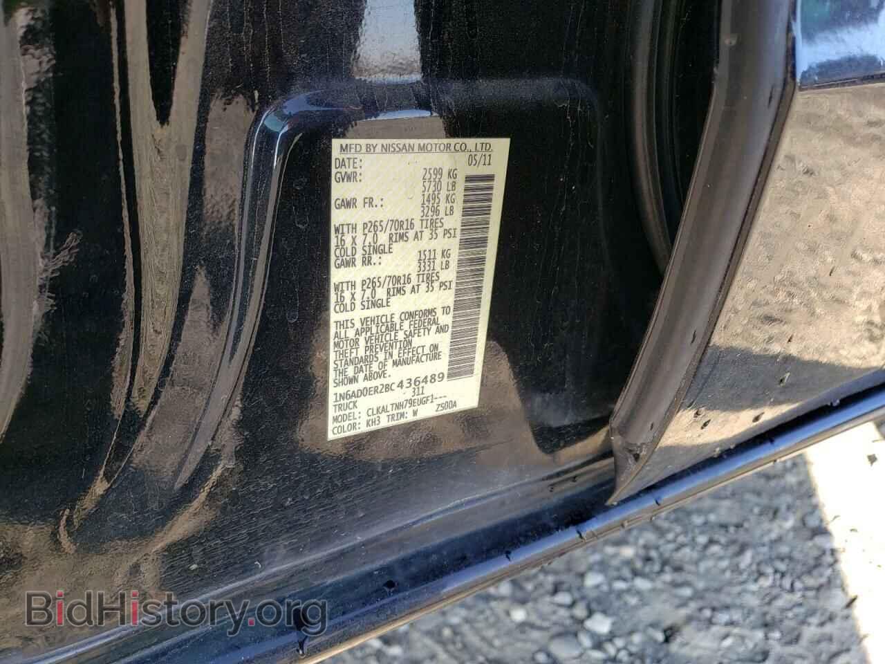 2011 NISSAN FRONTIER - VIN: 1N6AD0ER2BC436489 - Фото 10