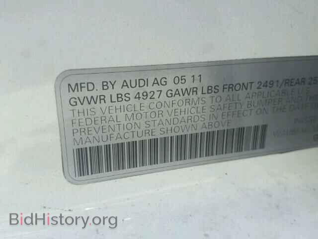 2011 AUDI A4 - VIN: WAUBFAFLXBN056237 - Фото 10