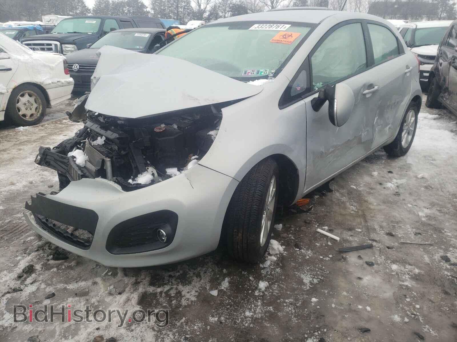 2012 KIA RIO - VIN: KNADN5A3XC6032445 - Фото 2