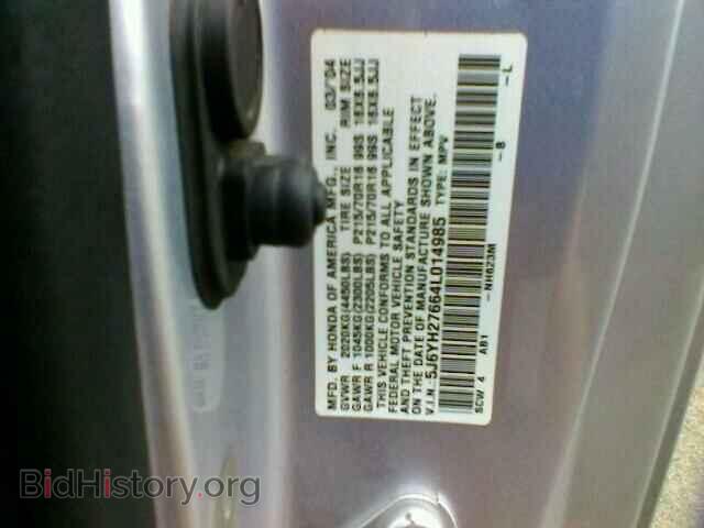 2004 HONDA ELEMENT - VIN: 5J6YH27664L014985 - Фото 10