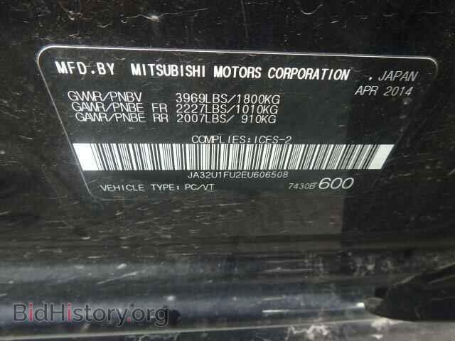 2014 MITSUBISHI LANCER - VIN: JA32U1FU2EU606508 - Фото 10