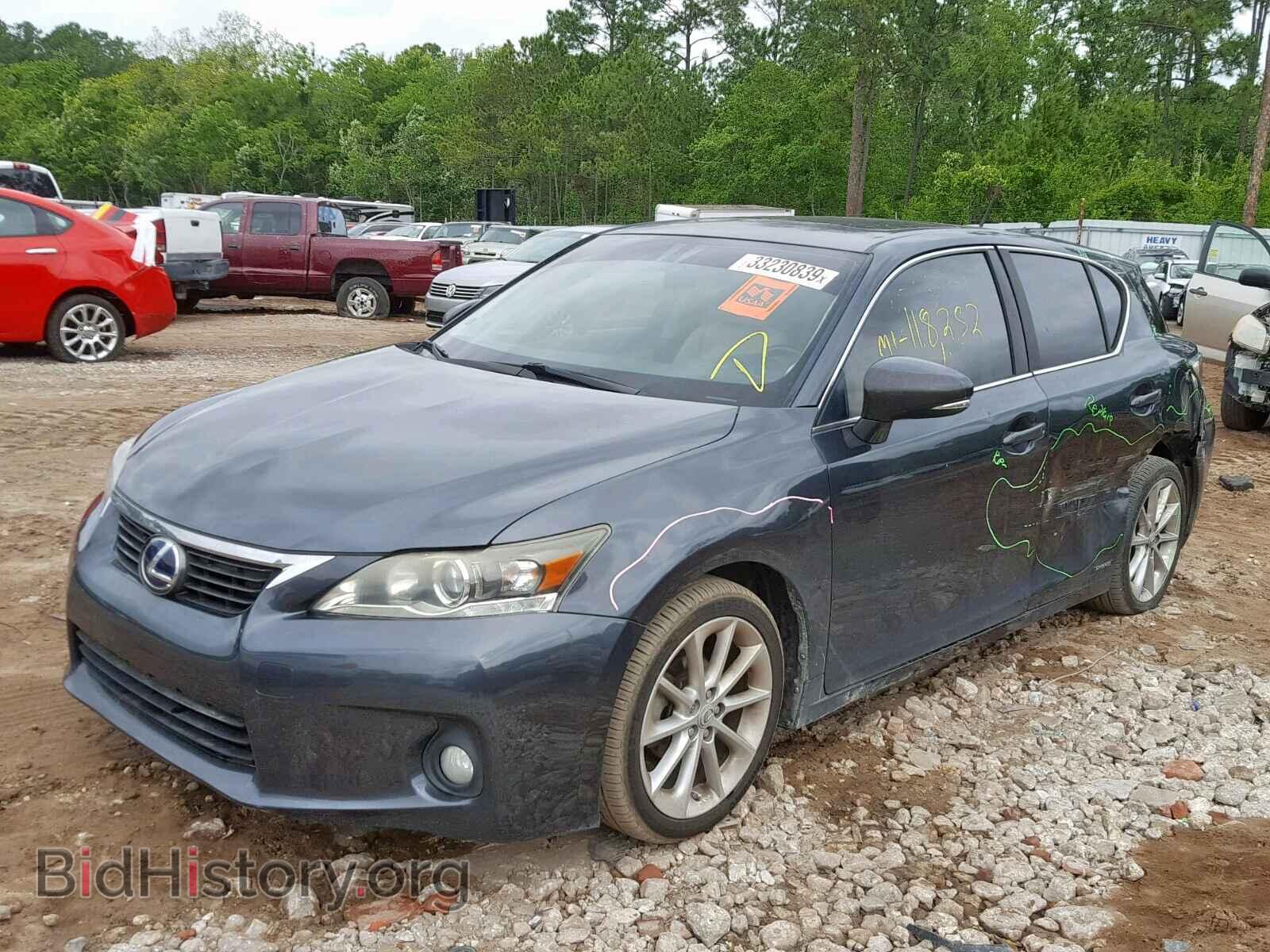 2011 LEXUS CT 200 - VIN: JTHKD5BH5B2019310 - Фото 2
