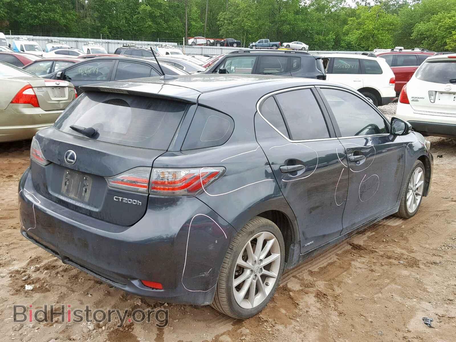 2011 LEXUS CT 200 - VIN: JTHKD5BH5B2019310 - Фото 4