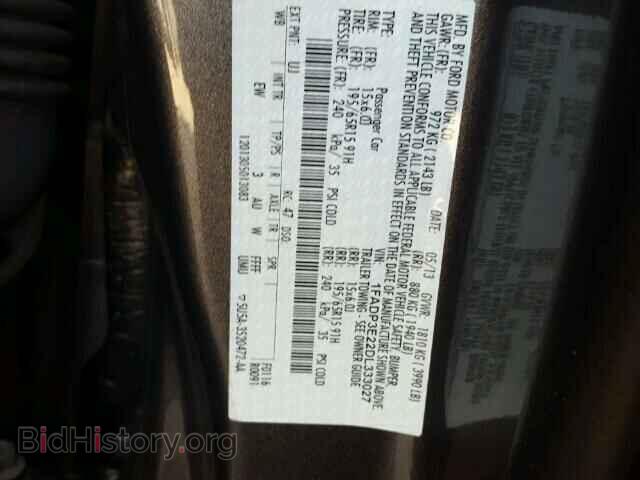 2013 FORD FOCUS - VIN: 1FADP3E22DL333027 - Photo 10