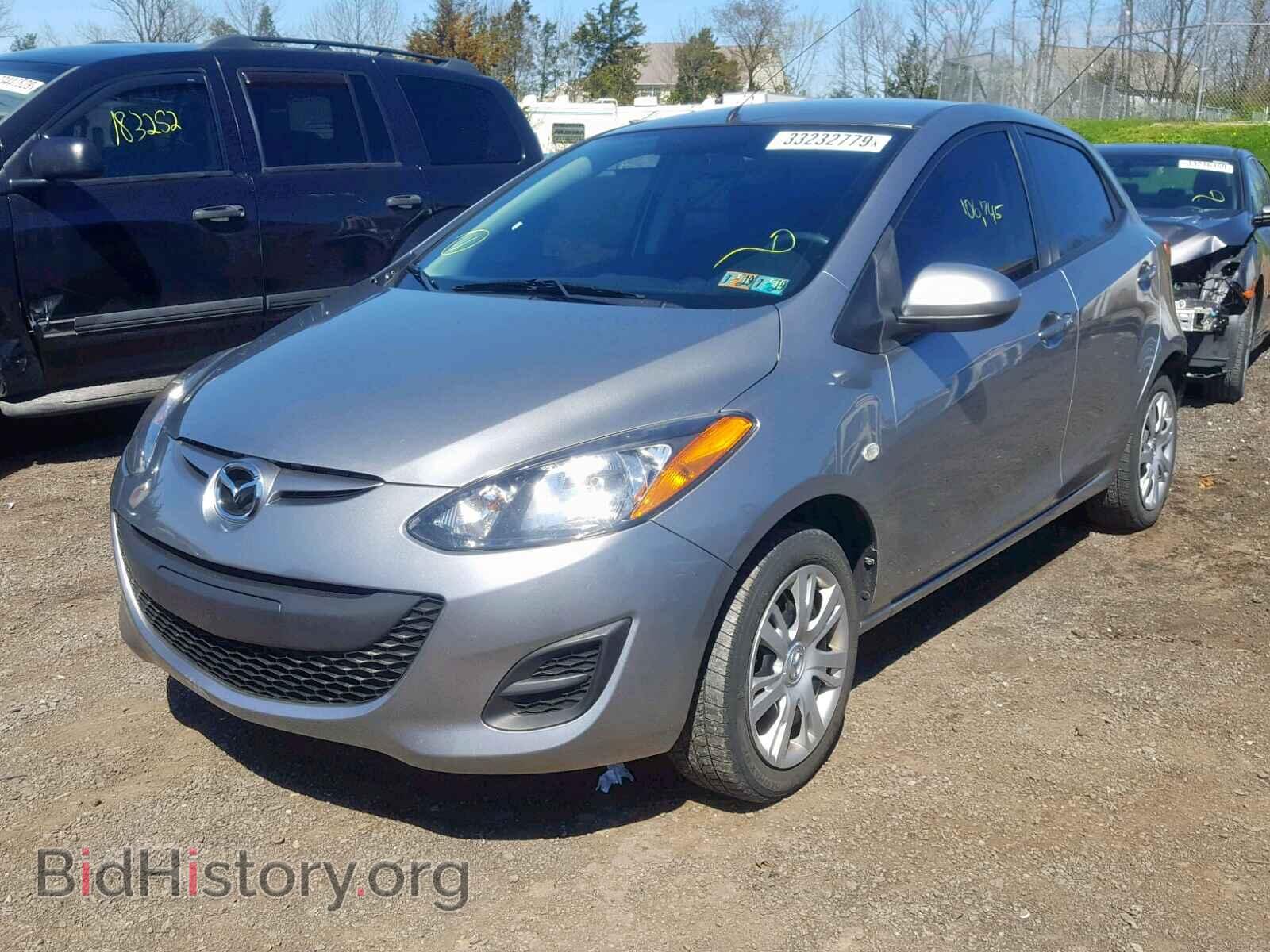 2014 MAZDA 2 - VIN: JM1DE1KY0E0184620 - Фото 2
