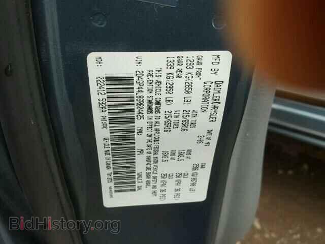 2006 DODGE CARAVAN - VIN: 2D4GP44L86R804425 - Фото 10