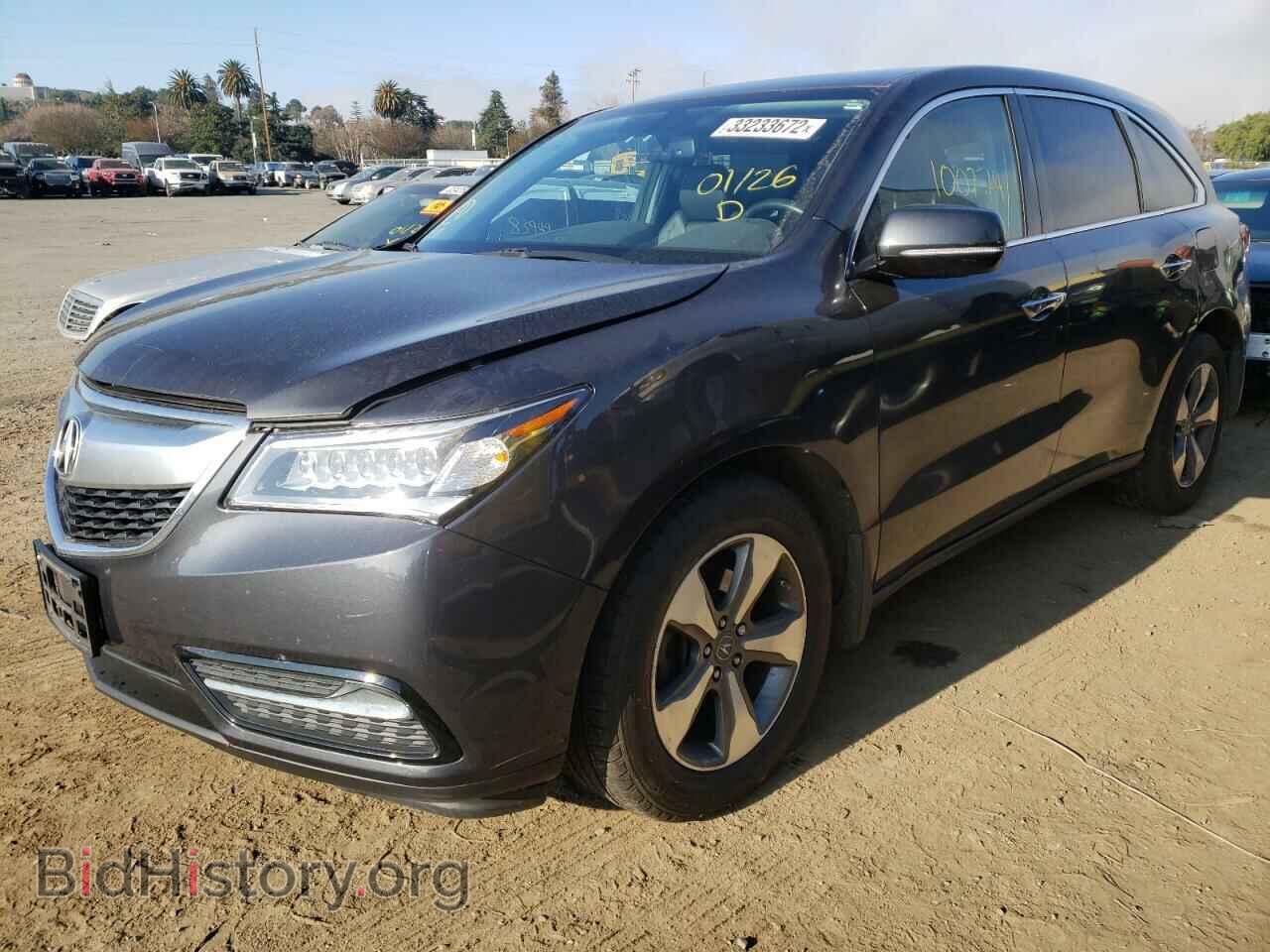 2014 ACURA MDX - VIN: 5FRYD4H29EB036037 - Фото 2