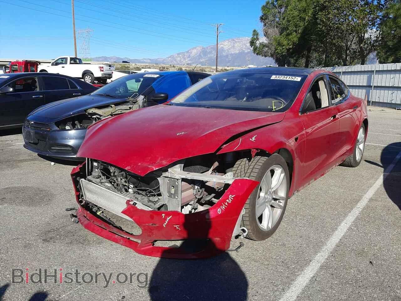 2014 TESLA MODEL S - VIN: 5YJSA1S12EFP48985 - Фото 2