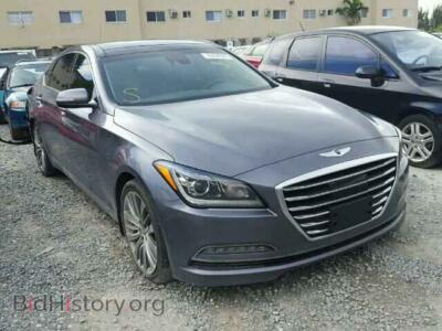 2015 Hyundai GENESIS Genesis 5., gray — VIN KMHGN4JF4FU070530, Copart