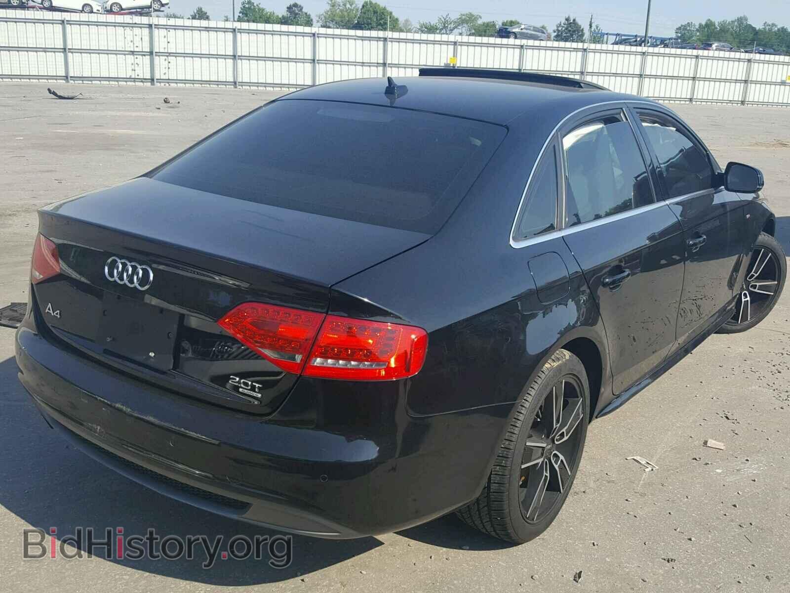 2012 AUDI A4 - VIN: WAUFFAFL1CN003624 - Photo 4
