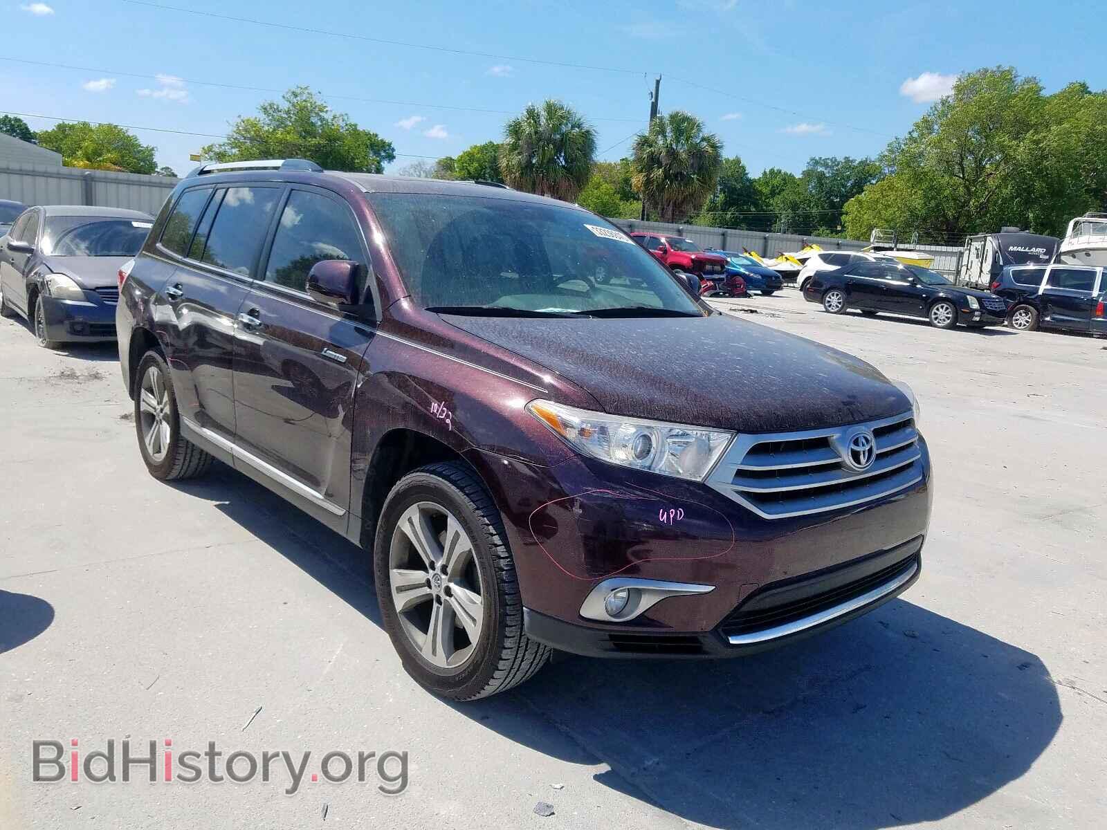 Photo 5TDDK3EH3CS094307 - TOYOTA HIGHLANDER 2012