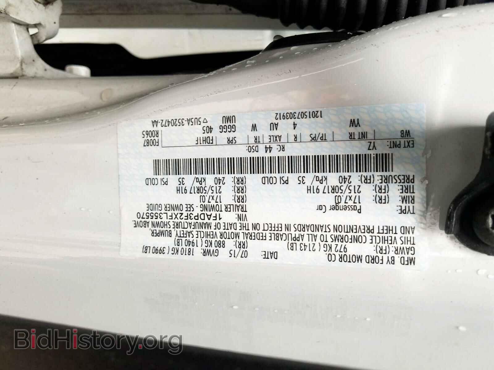 2015 FORD FOCUS - VIN: 1FADP3F2XFL355570 - Фото 10