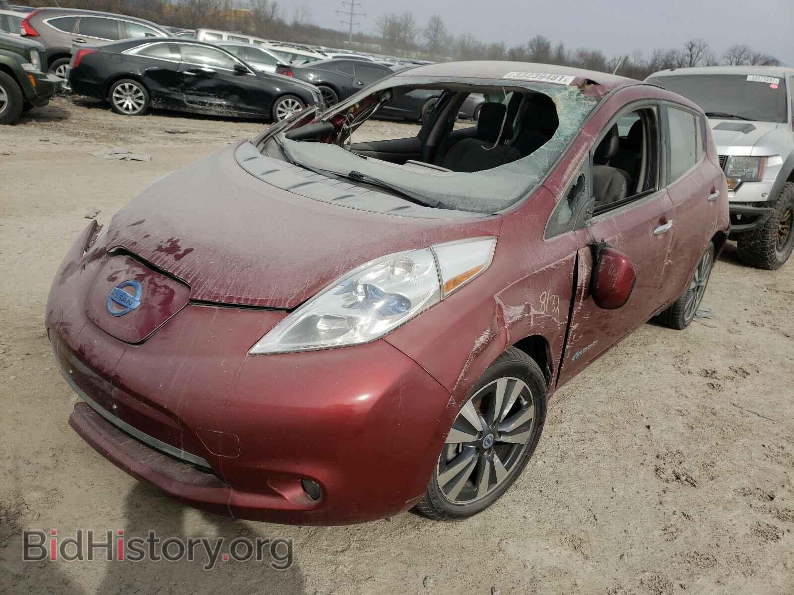 2013 NISSAN LEAF - VIN: 1N4AZ0CP8DC406590 - Фото 2