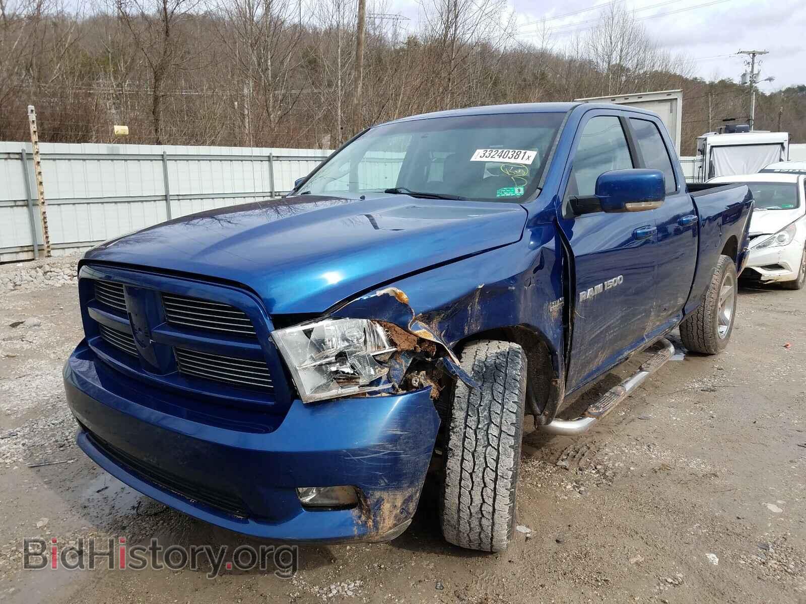 2011 DODGE RAM 1500 - VIN: 1D7RV1GT1BS689736 - Фото 2
